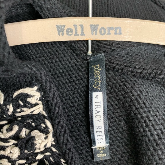 Plenty by Tracy Reese tan/black loop knit sweater - Picture 7 of 7